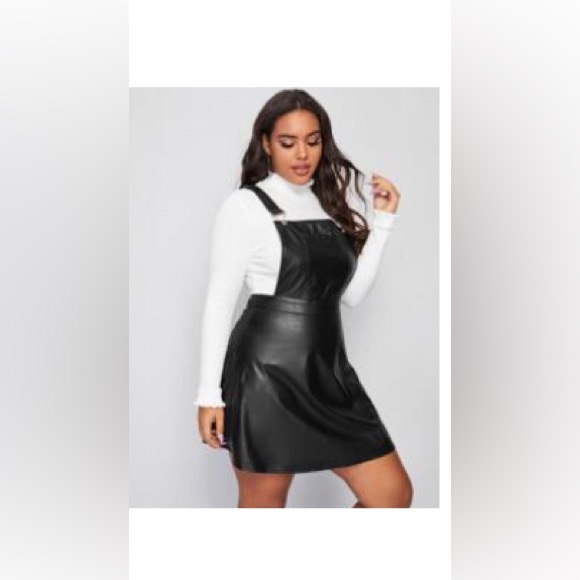 SHEIN Dresses & Skirts - SHEIN - pleather overall